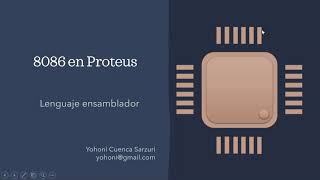 8086 en Proteus