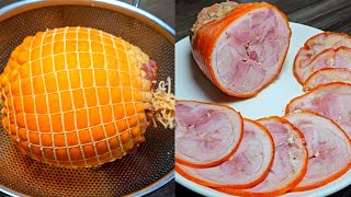 Cách Làm Giò Heo Jambon Xông Khói - Thịt Nguội Món Ngon Ngày Tết - Tú Lê Miền Tây