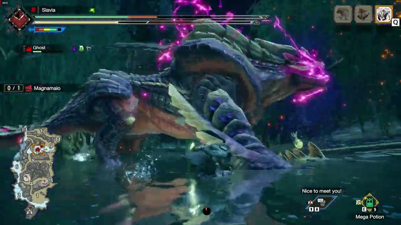 MHR : Sunbreak | "Clad in Hellfire" | Hub Quest - 93 | Level - 7 | MAGNAMALO |