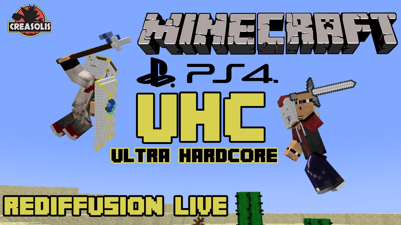 Minecraft PS4 HD Français: ULTRA HARDCORE (UHC) avec la communauté ps4