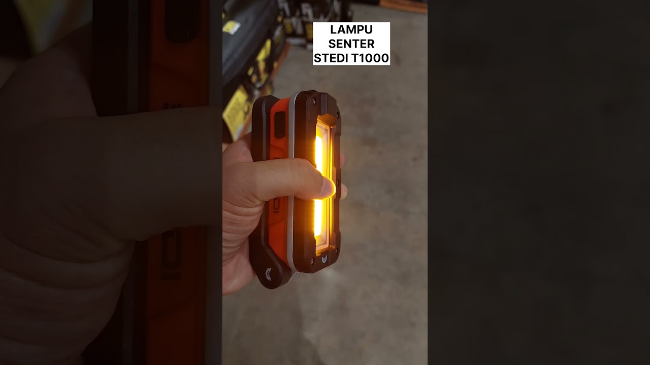 SENTER STEDI T1000‼️LAMPU SENTER CAMPING TERBAIK CAHAYA AMBER‼️ 