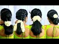 Onam Special hairstyle with Jasmine flower/Kerala onam celebration 2023/onam makeup look/Kasavu