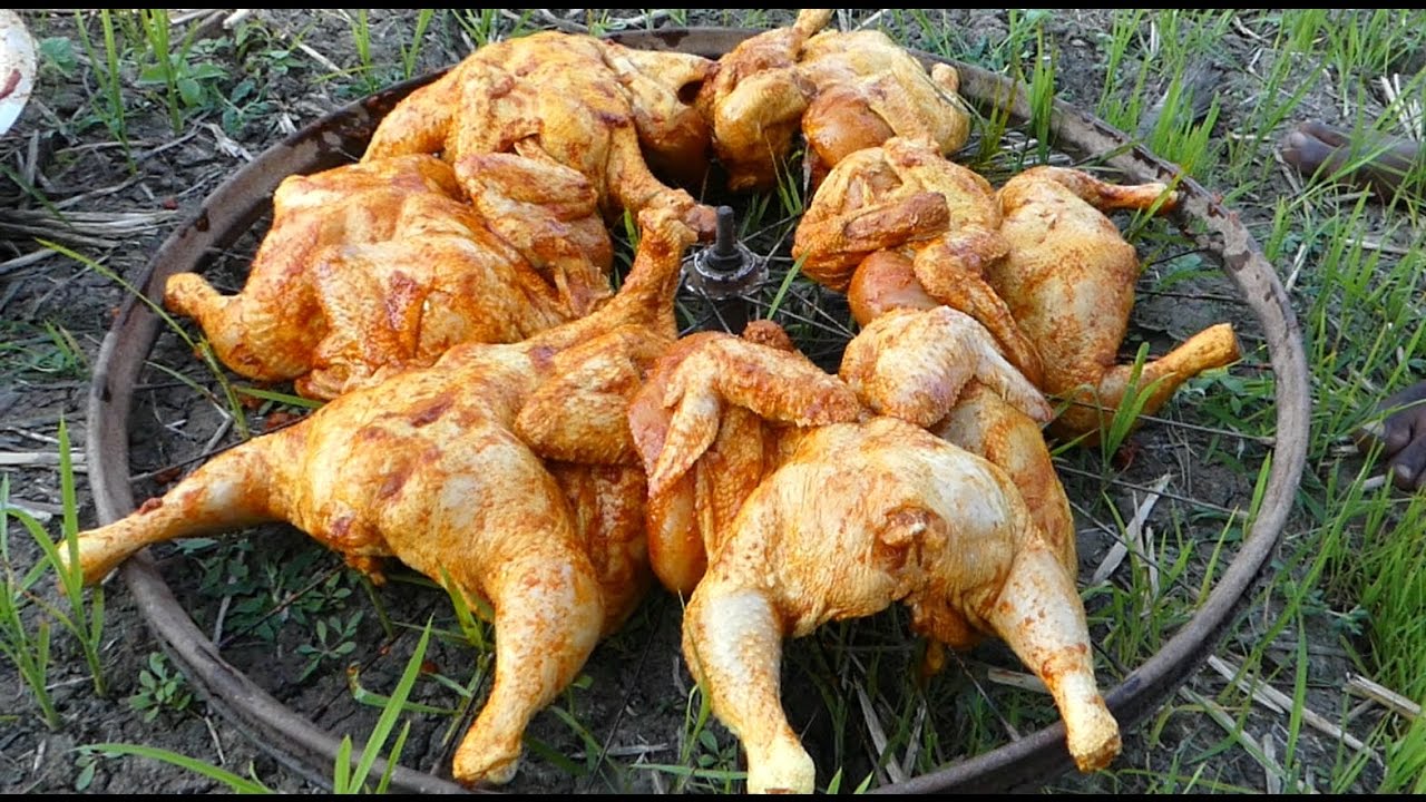 Chicken Birds on Ring | 5 Full Chicken Tandoori | HEALTHY CHICKEN FRY street food | STREET FOOD