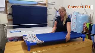 Get the right size Kindy Daycare sheets