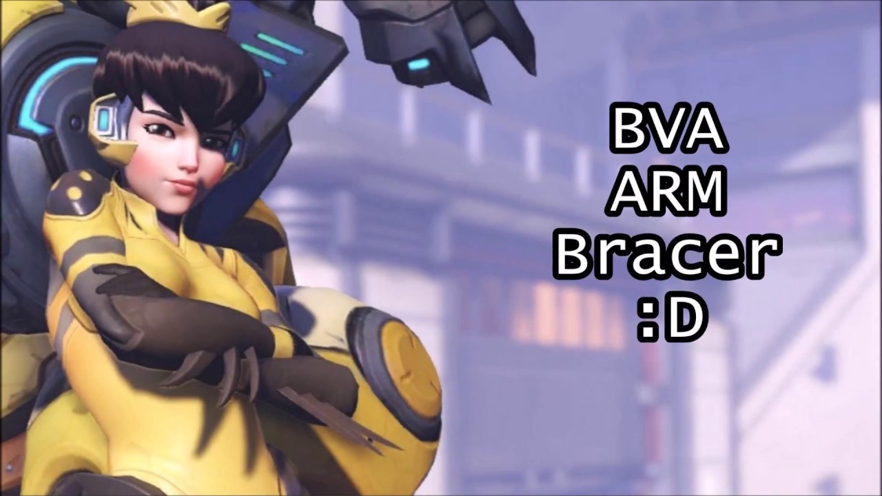 d va bracer armor bva cosplay skin youtube