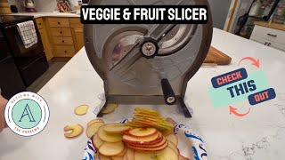 Quick Food Prep with this Stainless Steel Fruit Veggie Slicer #mealprep