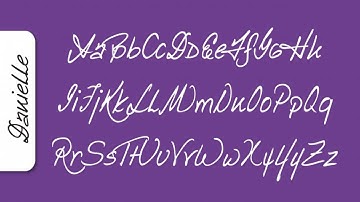 [GET] Danielle Handwriting font family