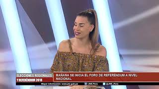 SE INICIA EL FORO DE REFERÉNDUM A NIVEL NACIONAL