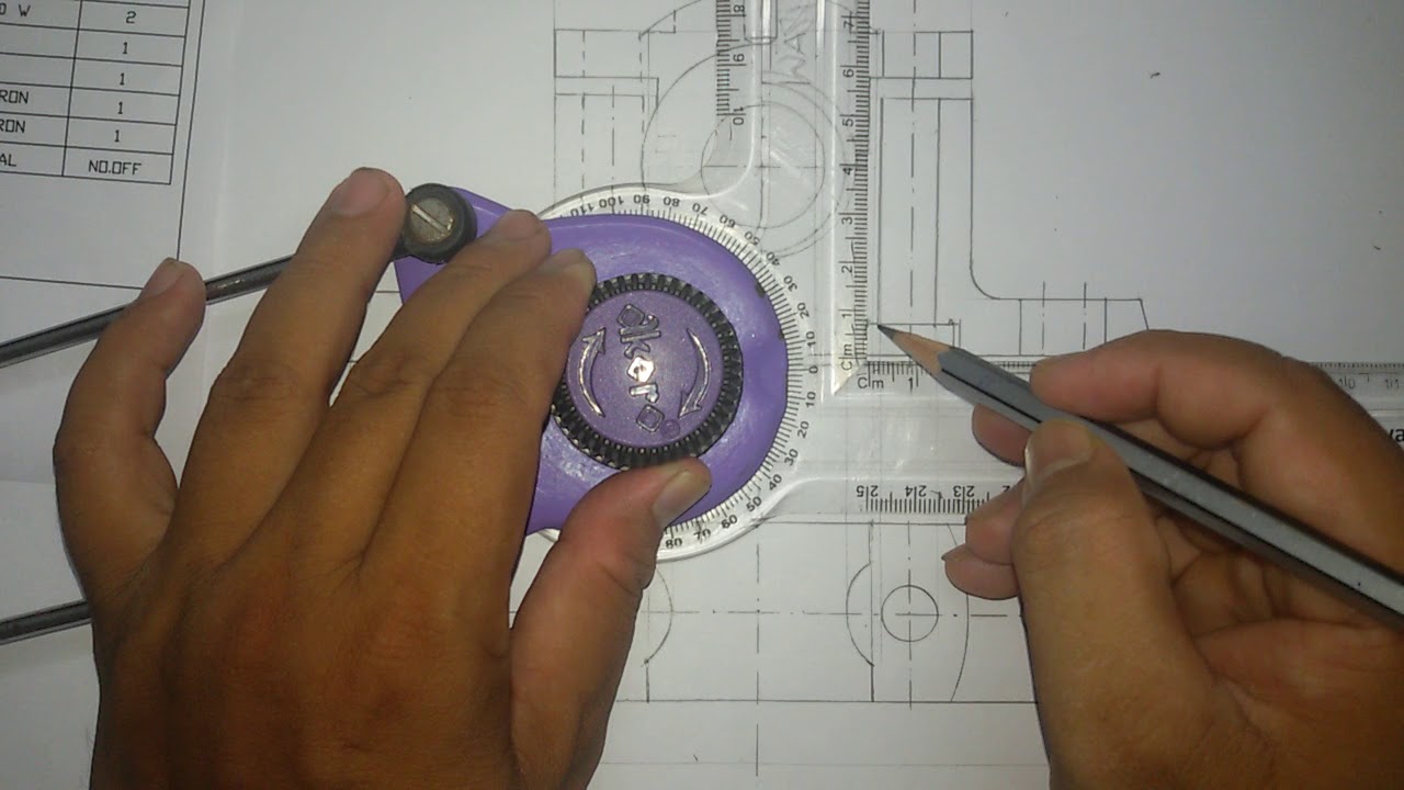 Plummer Block manual drafting part4