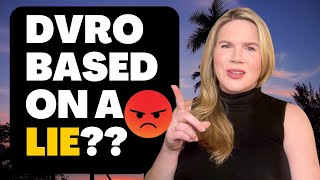 How To Expose Your Exs Lies And Win Your Restraining Order Dvro Hearing