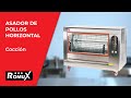 Vídeo: Asador de Pollos Horizontal Eléctrico 12 Pollos Romux