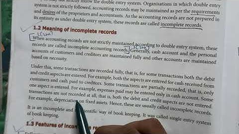 Chapter 1 accountancy chapter 1 Accounts from incomplete records Part 2