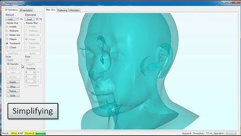 Complex 3D models simplified with Polygonica software toolkit