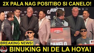 Canelo &amp; De La Hoya muntik mag SUNTUKAN kasi binuko na nag POSITIBO si Canelo sa PEDS!