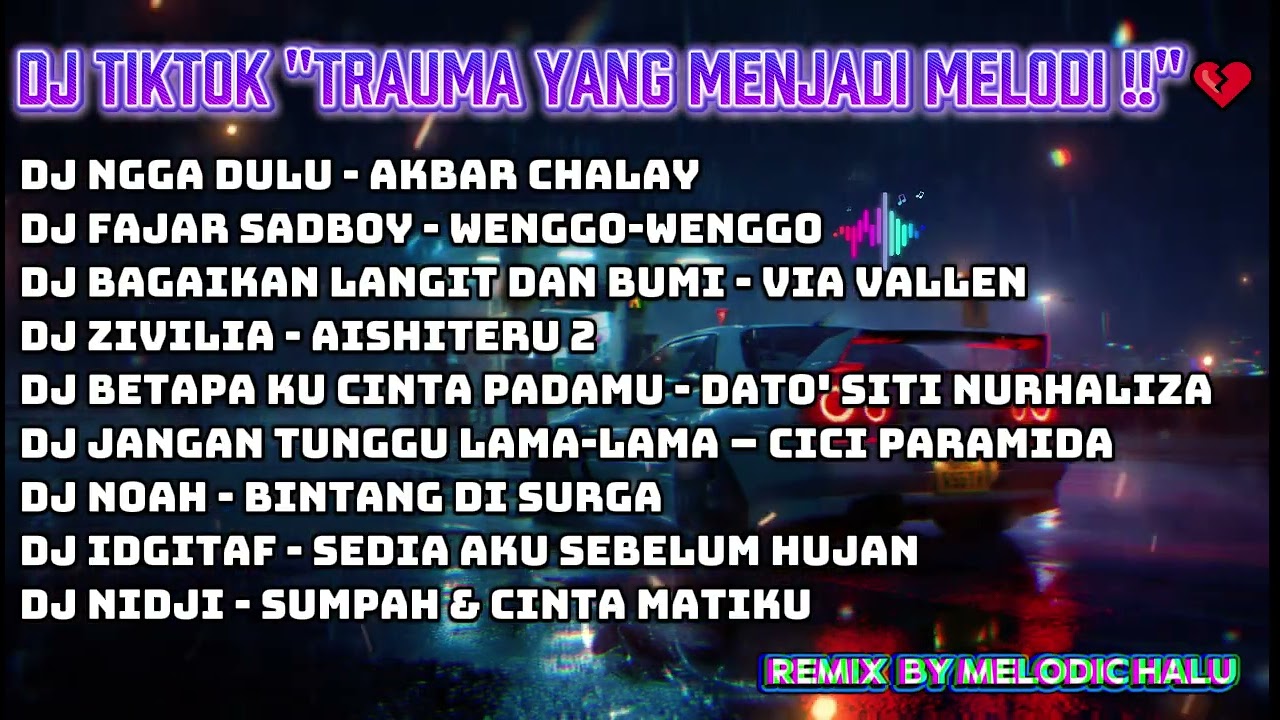 MABUK DALAM LUKA - Nonstop DJ Speed Reverb Vol 3 (Full Bass Ethereal Version) - MELODIC HALU