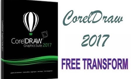 COREL DRAW 2017 FREE TRANSFORM TOOL HINDI\URDU PART 6