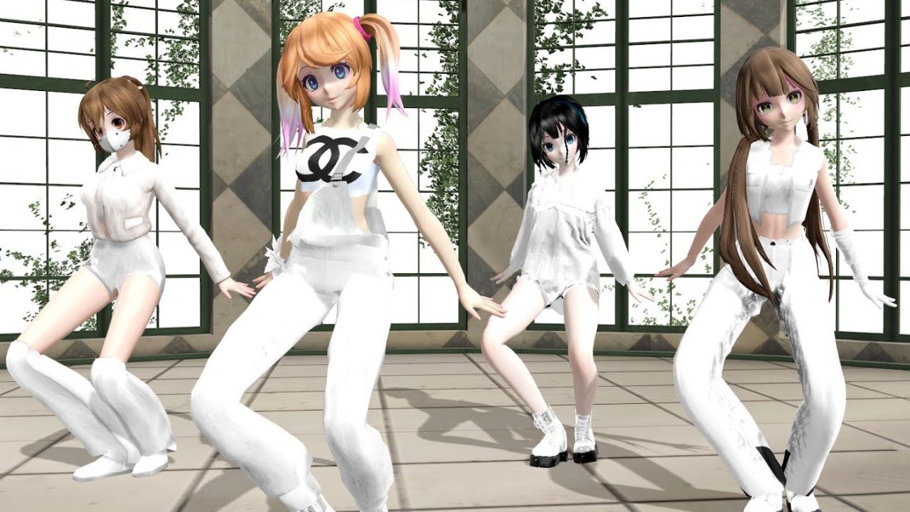 [MMD K-POP]BLACK PINK  Forever Young (C-gumi)