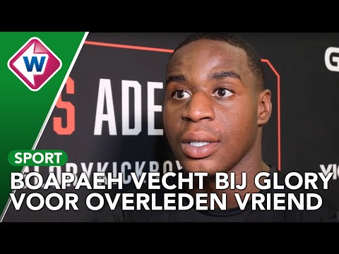 Michael Boapeah wint bij debuut op Glory: 'Jongensdroom komt uit'