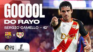 GOL DO RAYO! O BARCELONA TOMA O SEU PRIMEIRO GOL NA TEMPORADA, CAMELLO ABRE O PLACAR NA LALIGA! @CazeTV