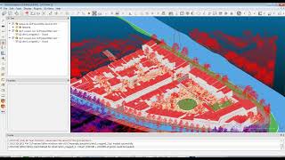 Overlap Obj And Las Files Using Cloudcompare