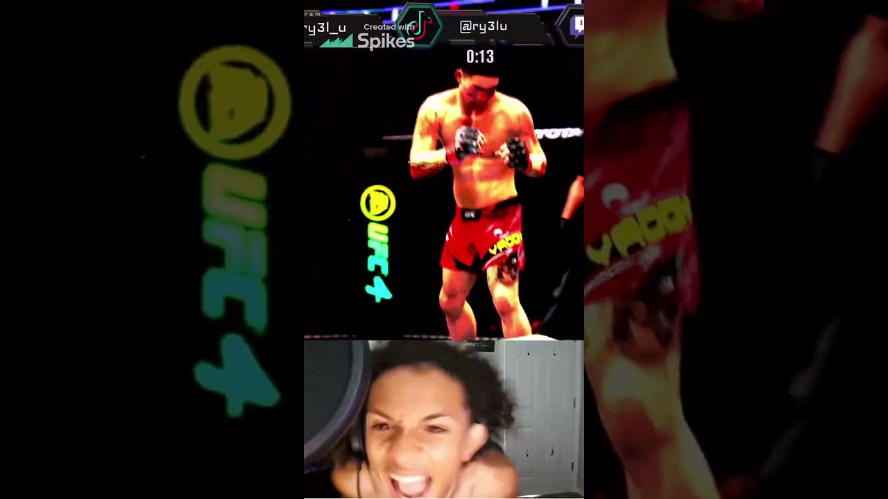 I Knocked Him TF Out#ufc#shorts