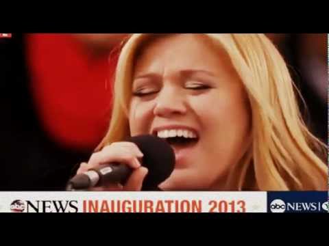 Kelly Clarkson Inauguration Obama My Country Tis Of Thee - 2013 - US President - VJayPix