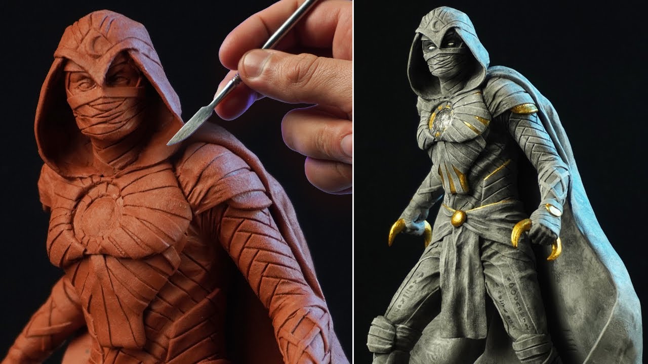 Sculpting MOON KNIGHT | Marvel Studios 2022 [ Timelapse ]