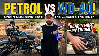 WD-40 vs Petrol Chain Cleaning ⚠️ Almost Lost My Fingers!