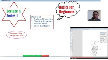 Determination of different properties using ChemDraw।।Lecture 4।।Series1।।ChemDraw।।Advanced Tricks
