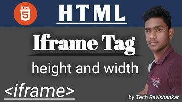 Iframe Tag with height and width Attribute in Html(Hindi)