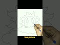 Sun drawing picture