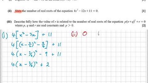 OCR AS Level Maths - May/June 2018 H230/02 - Q4