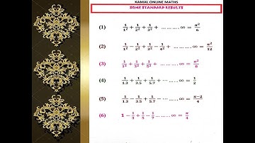 PG TRB MATHS | Fourier series | Infinite series