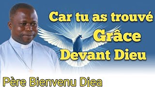 Father Bienvenu Djea theme: "For you have found favor in the eyes of God" 🙏❤️🙏