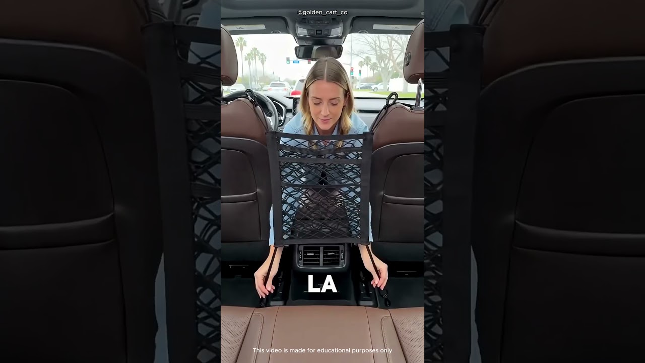 🚗😱 Questa piccola rete per auto è perfetta per i genitori! 😂✨