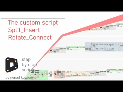 Dynamo custom script - Split_Insert_Rotate_Connect