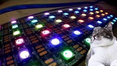 Playing with Neopixels and FastLed Library