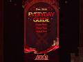 December 26th Everyday Guide!