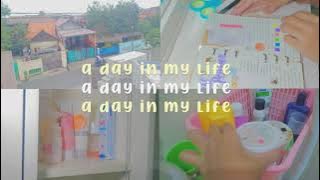 a day in my life : clean room , unboxing , journaling , mask | indonesia ☁️✨