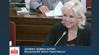 Οι συνέπειες της υποκρισίας για τη δήθεν προστασία του πλανήτη από τη Σεμίνα Διγενή. Βουλή 24 1 24