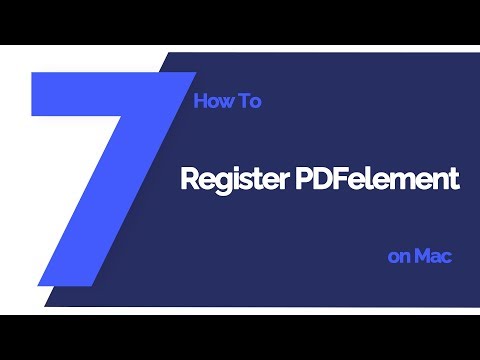 How to register PDFelement on Mac | PDFelement 7