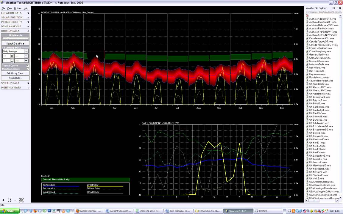 ecotect weather tool