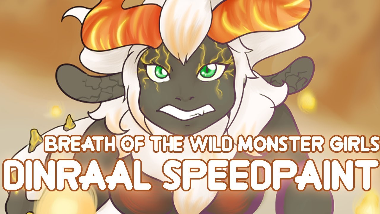 BOTW Monster Girls: Dinraal Speedpaint 