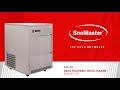 Snomaster sm26 26kg plumbedin icemaker bullet ice