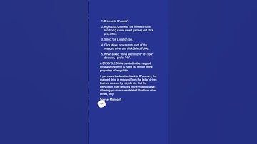 Recycle bin on substed drives #shorts