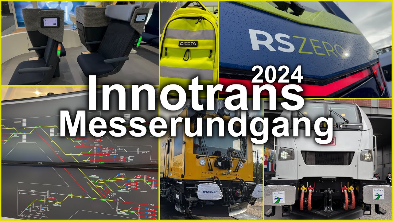 Vom neuen DSTW bis hin zum Wüsten ICE | Messerundgang auf der InnoTrans ...