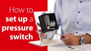 How to set up a Danfoss pressure switch | Walkthrough