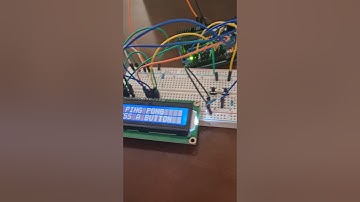 Arduino uno R3 project ping pong game