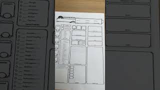 Aesthetic 5e Character Sheet for Artificers