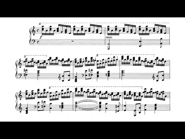 6つの演奏会用練習曲 Op.28 第1番Dohnányi Ernő